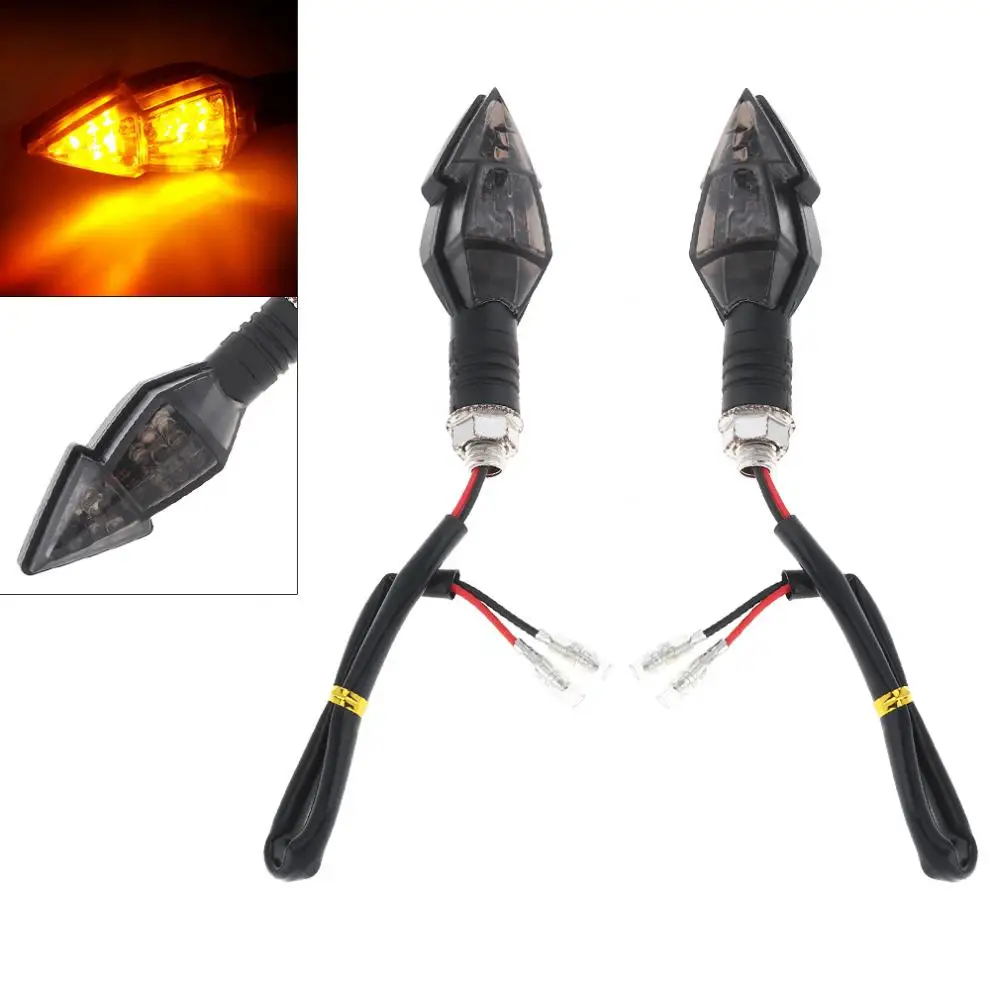 2 шт. 12V 0 6 W 3000K 14LED желтый Цвет мотоцикл вспышки двойной направление стрелки