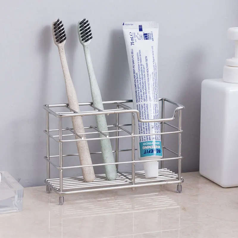 ORZ держатель для зубных щеток из нержавеющей стали для ванной комнаты и держатель для зубной пасты органайзер для хранения стойки для зубных щеток аксессуары для ванной комнаты