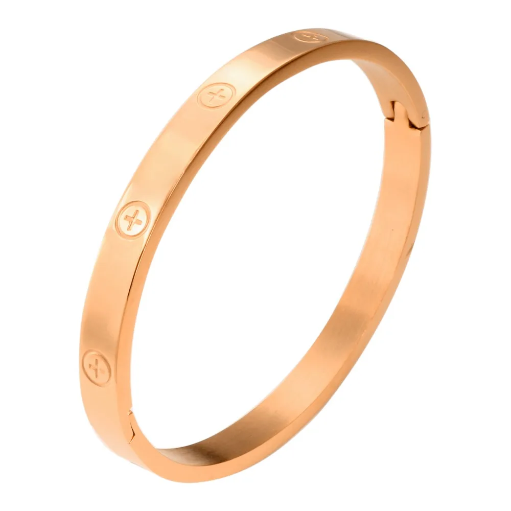 Stainless Steel Bangle Bracelet for Woman Man