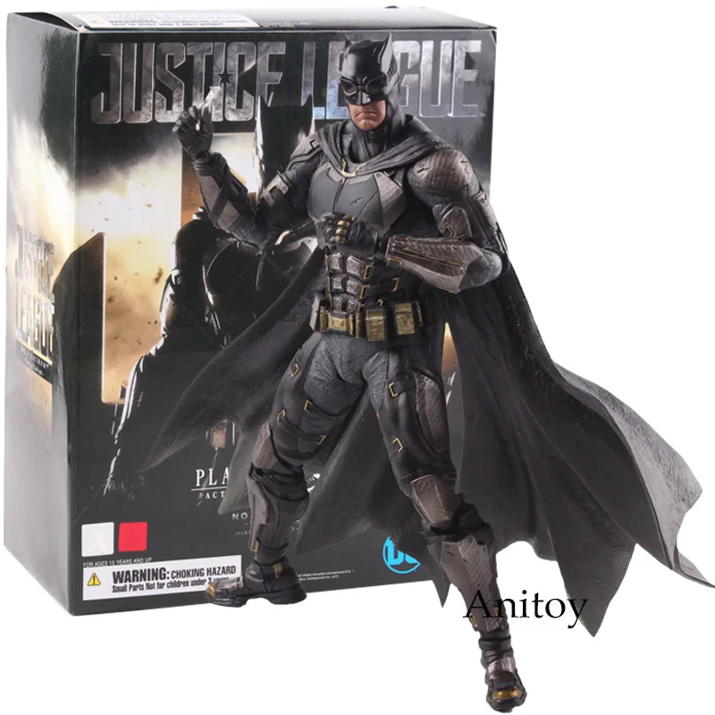 DC Justice League Batman Tactical Suit Ver. PVC Play Arts Kai Action Figure No.1 - 25cm Collectible Model Toy image 6