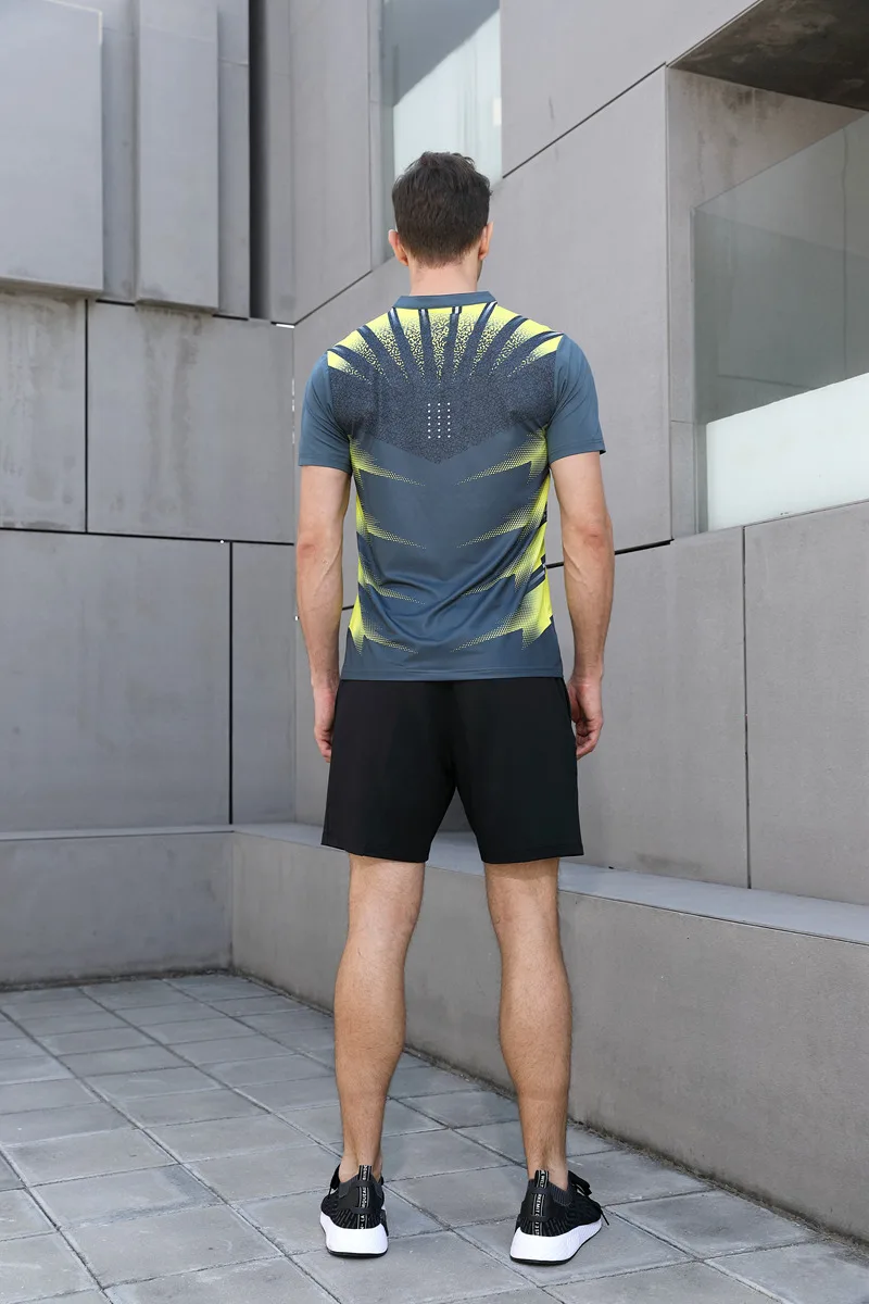 Entrenamiento de bádminton deportes shuttlecock camisa de secado rápido de verano de manga corta bádminton Bádminton Entrenamiento de bádminton deportes shuttlecock camisa de secado rápido de verano de manga corta bádminton Bádminton