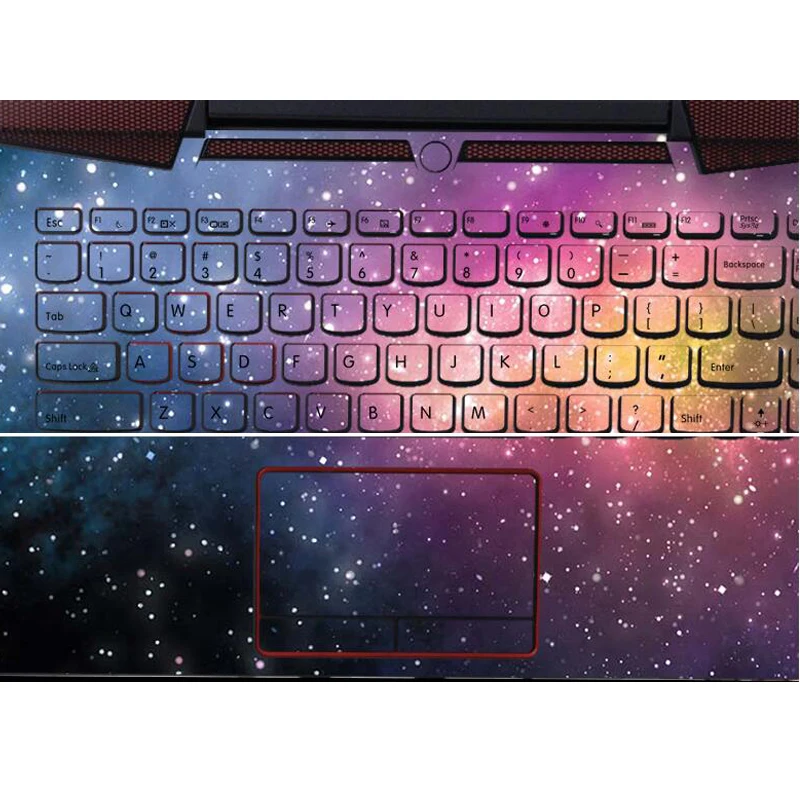 Latest ! 2017 Laptop Stickers All Cover PVC Skins Waterproof ABC Sides+Keys+Key Interstice Stickers For lenovo Z475 Z470 Z470A