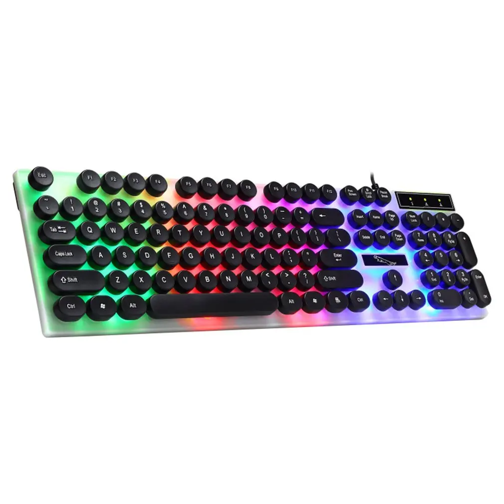 

G21 punk USB Wired Mechanical feeling Keyboard led Colorful Backlight Gaming Keyboard mouse set For PC Computer Gamer