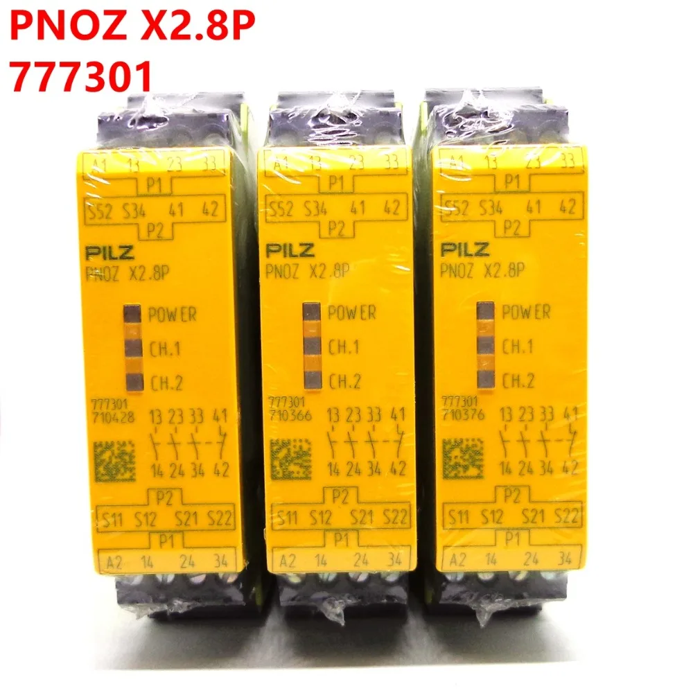 

PILZ RELAY PNOZ X2.8P 24VACDC 3n/o 1n/c 777301 777302 Brand new and original relay