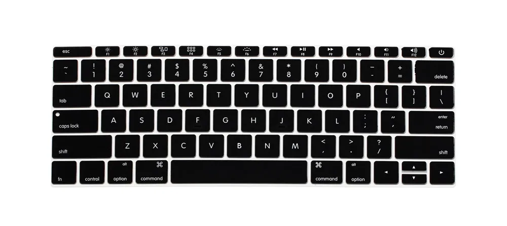 For Macbook Pro 13" A1708( Release No Touch Bar) for Macbook 12"A1534 Retina US English Keyboard Cover Protector Skin