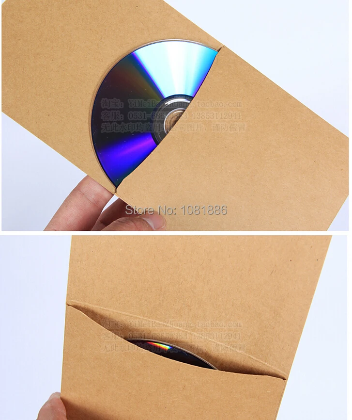 1 24 Joy Free Shipping Blank Kraft Paper Dvd Cases Recyclable Foldable Cd Paper Sleeves Size 12 8 12 8cm Case Shipping Case Casesleeve Sleeve Aliexpress