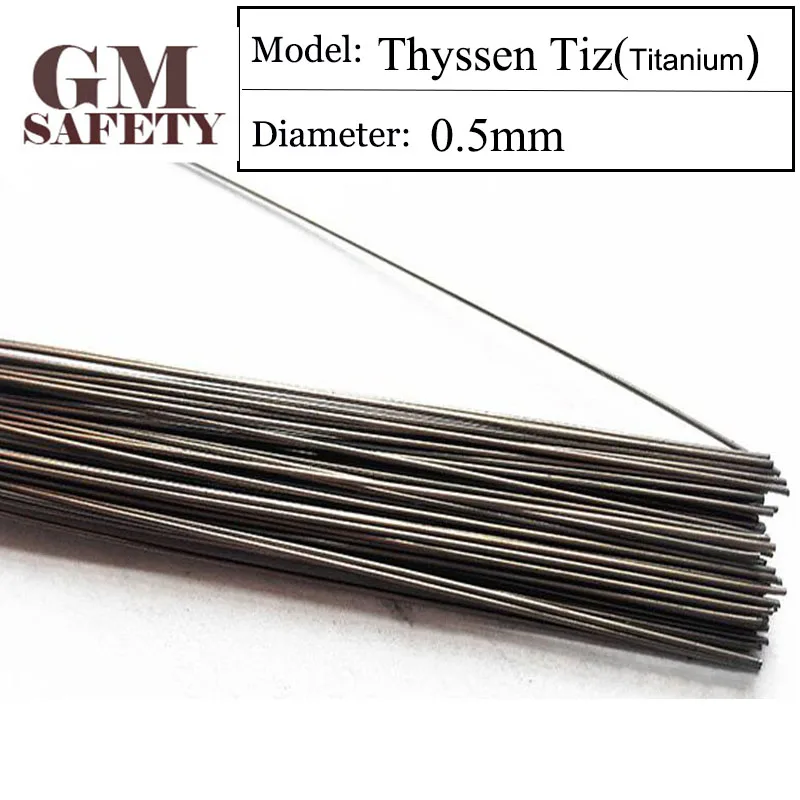 

GM Welding Wire Thyssen Titanium TIZ of 0.5mm Laser Welding Wire for Welders 200pcs in 1 Tube JB0123