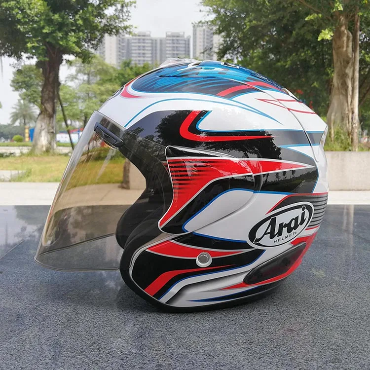 ARAI двойной Применение Череп мотоциклетный Шлем Capacete каско Новинка Ретро шлем мотоцикл половина шлем - Цвет: Such as images