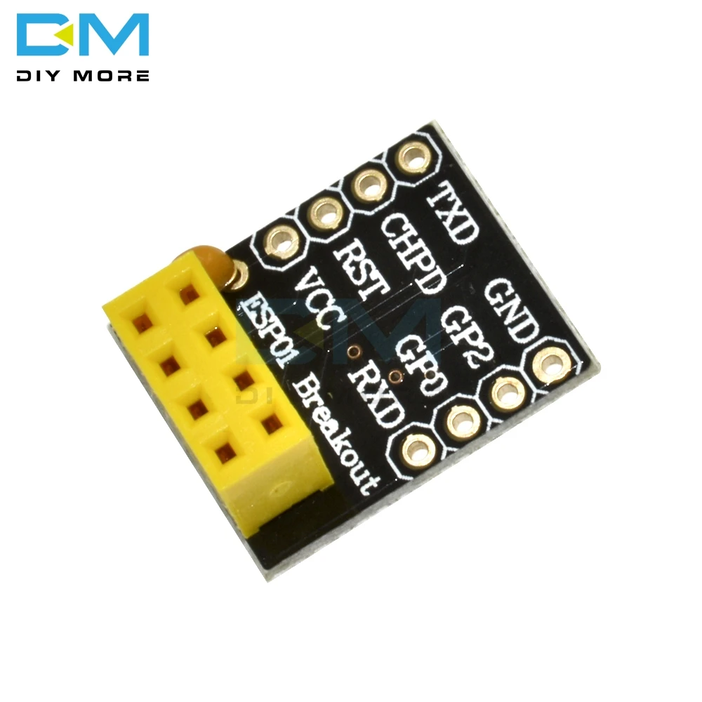 5 шт. для ESP 01 Esp8266 01S модель ESP8266 серийный макетный адаптер WiFi трансивера модуль