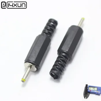 

5pcs 2.5*0.7 mm Male DC Power Plug Connector Yellow Head Black plastic Plugs Adaptor
