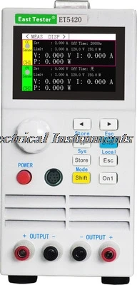 

Fast arrival ET5420 Dual channel Electronic DC Load 150V/20A *2=400W