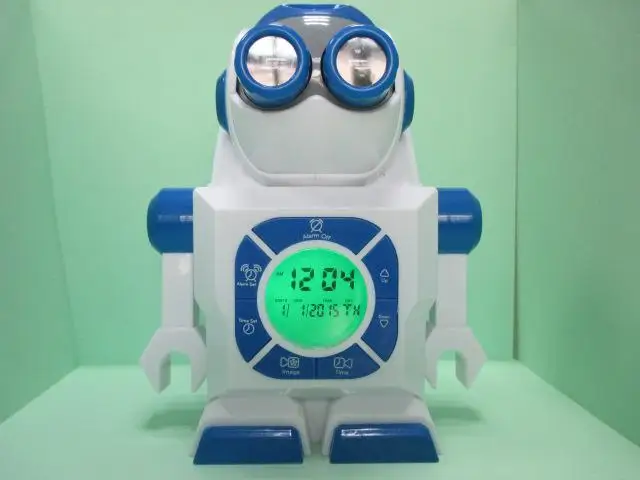 Newest Funny Desk Clocks Projector Alarm Clock Robot Clock Robot