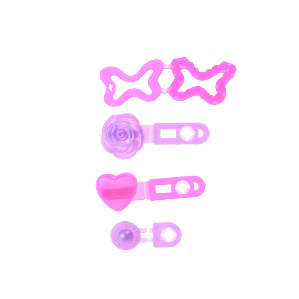 

4Pcs Cute Mini fashion Hair Doll Hairpins For BJD Doll For Barbie Gifts