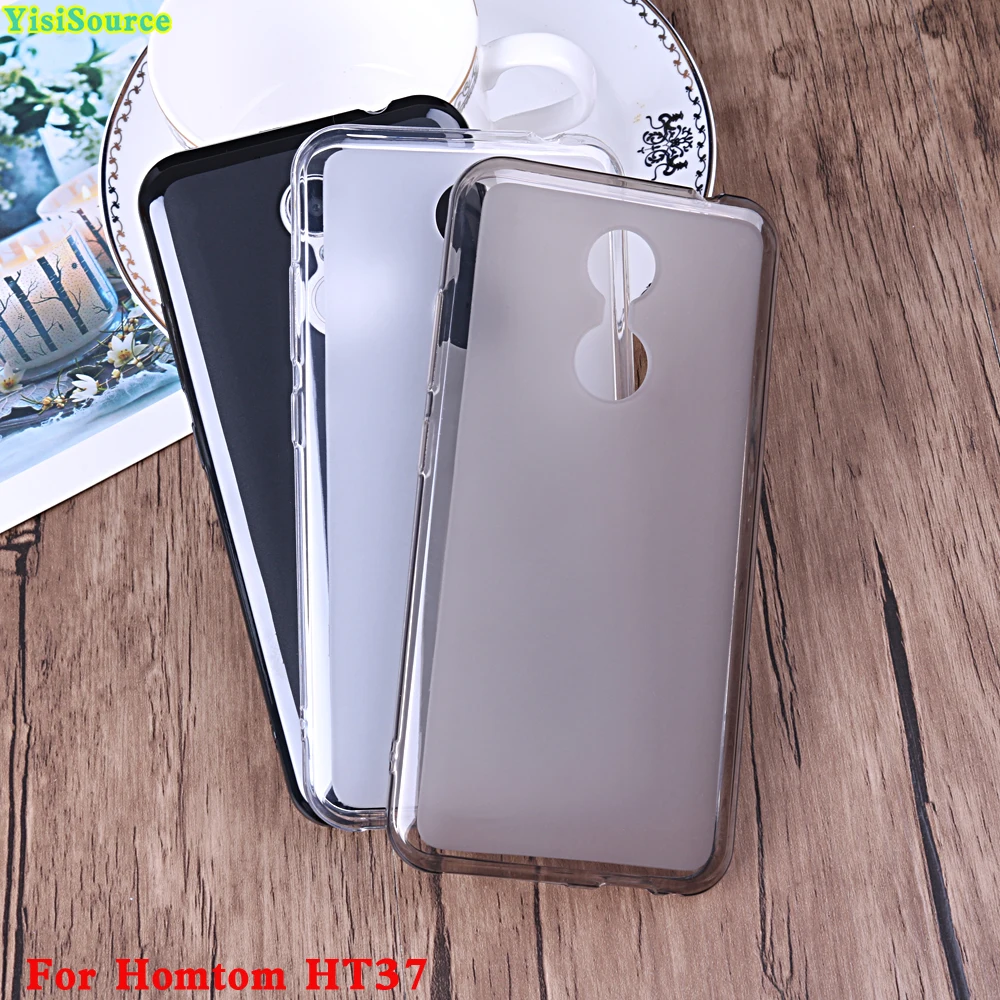 

Yisisource HOMTOM HT37 Soft Matte Case Pudding TPU Soft Silicone Gel Cover for Fundas HOMTOM HT37 Pro Back Case Dirt-resistant