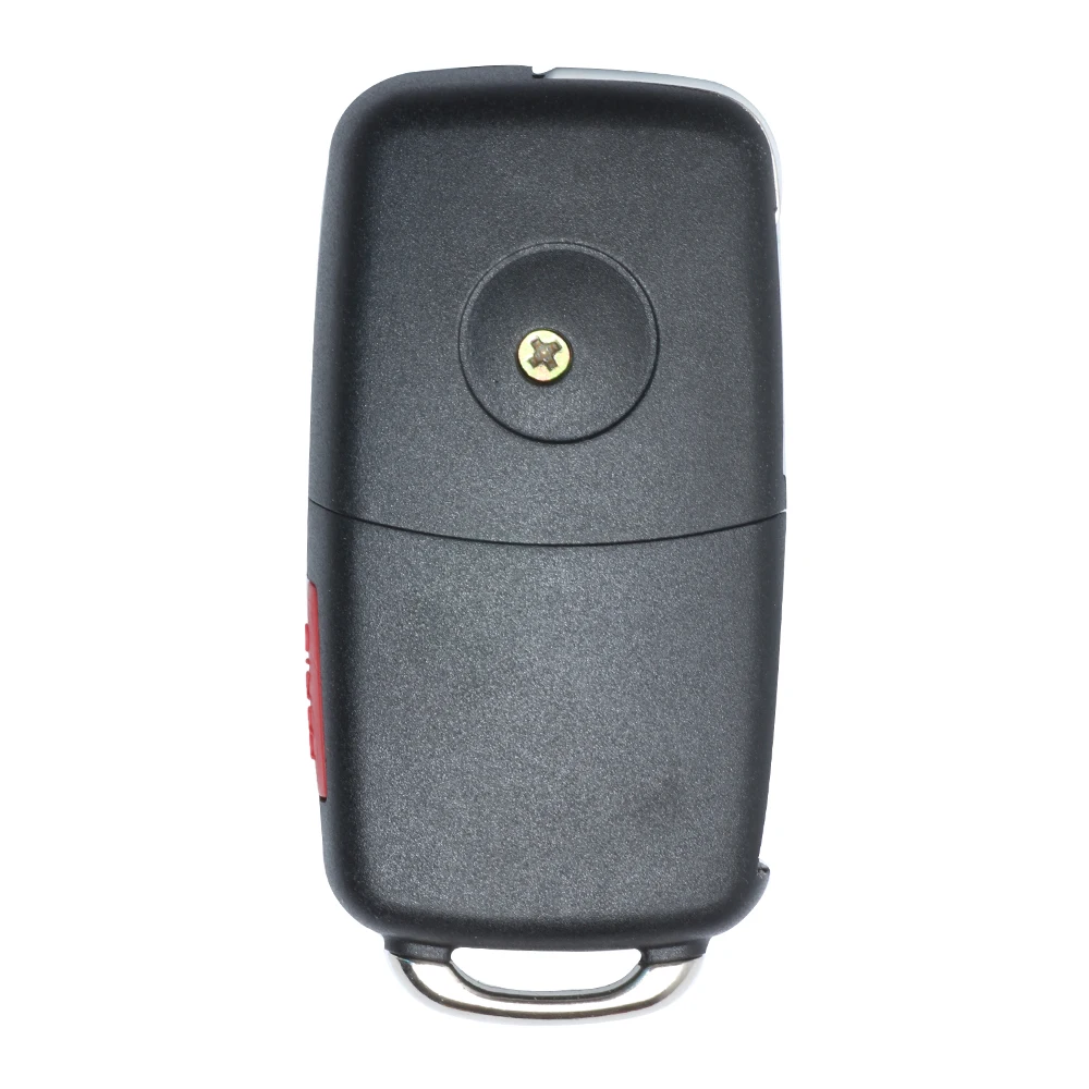 Keyecu Keyless Go функция замена флип дистанционный ключ-брелок от машины 3 кнопки 433 МГц ID46 для VW-Volkswagen Touareg 2002-2010