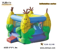 inflatable mini bouncy castle,corn inflatable playground toys,inflatable bouncer for kid Christmas gifts,house hold castle