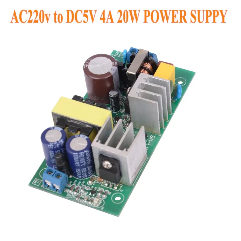 Новый 220 В до 5 4A 20 Вт модуль питания AC DC малый объем изолированный импульсный