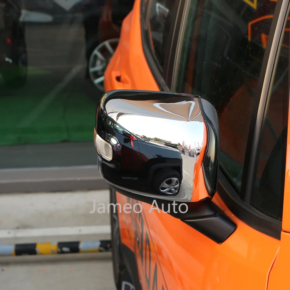 Защитная крышка для зеркала заднего вида автомобиля подходит Jeep Renegade 2015 2019