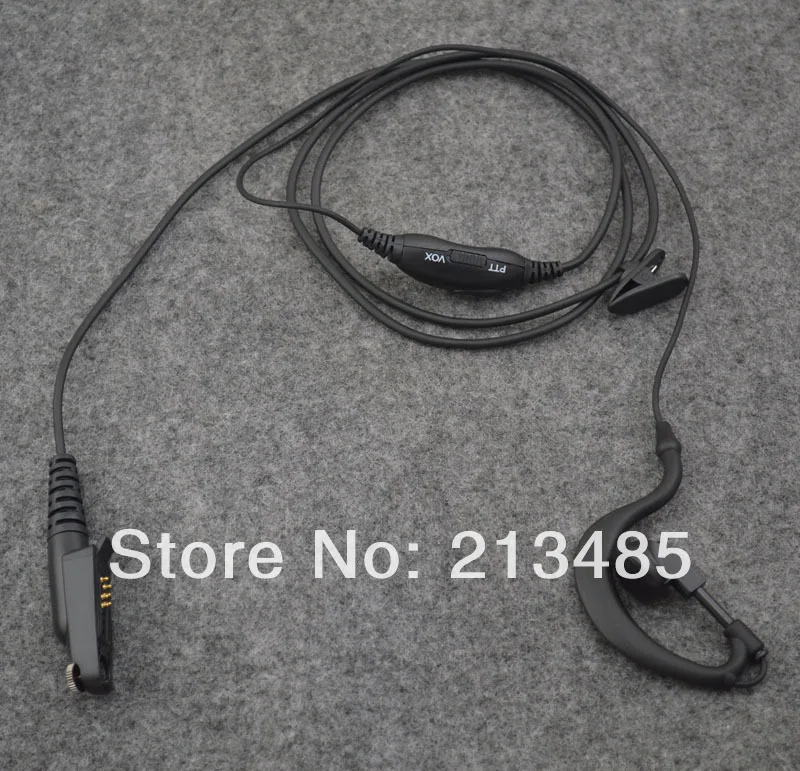 

G-hook Earpiece Handsfree Earphone Headset with PTT & VOX for Motorola GP344 GP388 GP328Plus GL200 EX500 EX600XLS GP338Plus