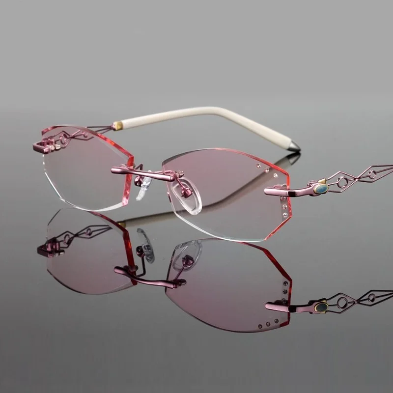 Trend Weiblich 137 pink Gläser Legierung Tragen Neue Schneid Spektakel Frauen Red Brillengestell Fertig Lentes Dame purple Freies 17 53 Licht Super 6wtAy5xxqH