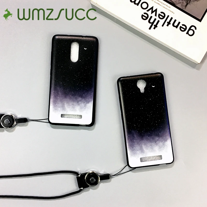 WMZSUCC Star Moon Night Silicone Soft Fitted Phone Case Back Cover Shell For Xiaomi Redmi Note2/3/4 Drop Shipping |