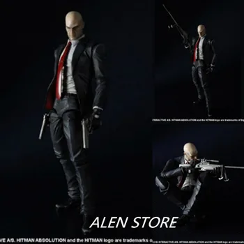 

ALEN Play Arts Hitman Killer Agent 47 Action Figures Collection Model Toy 23cm