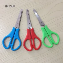HKYSHP Многоцелевые Детские маленькие ножницы ручной работы студенческие круглые безопасные ножницы школьные офисные принадлежности HKYSHP Многоцелевые Детские маленькие ножницы ручной работы студенческие круглые безопасные ножницы школьные офисные принадлежности