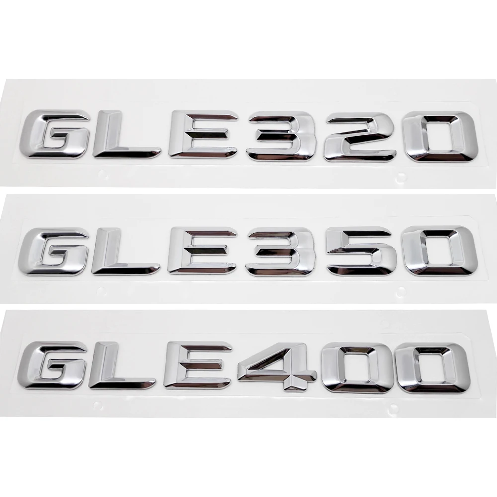 

Rear Trunk Chrome Emblem Badge Stickers Car Styling for Mercedes Benz GLE Class GLE320 GLE350 GLE400 W211 W210 W212 W124 W163