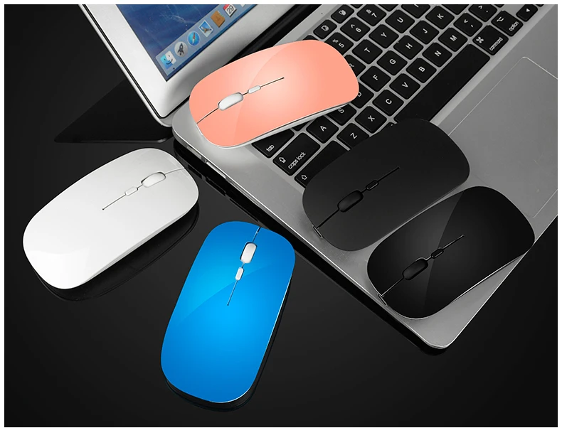 ZAPO usb зарядка беспроводная мышь тихий портативный ультра тонкий немой оптический с зарядной линией для ноутбук, лэптоп, компьютер MacBook