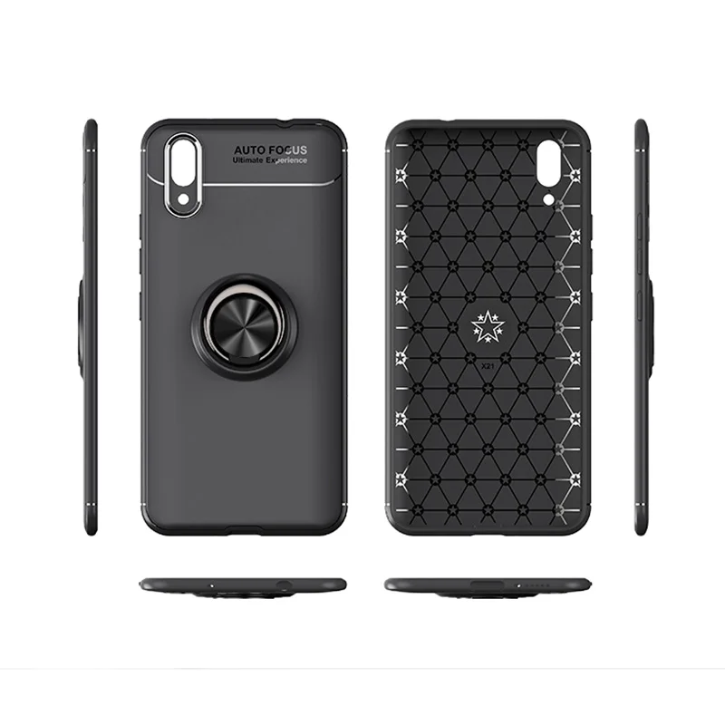 Lenuo Finger Ring All-in-one Case for vivo NEX S Mix color ring bracket back cover Magnetic Car Holder |