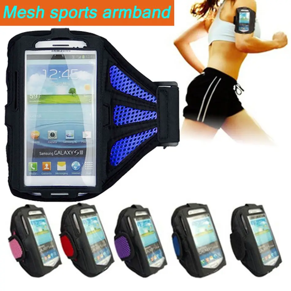 Buy Universal Mesh Running Sports Gym Armband Case For