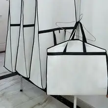 Складное портативное свадебное платье пылезащитный чехол для невесты сумка для хранения платье грязезащитная прокладка 180*60*30 см