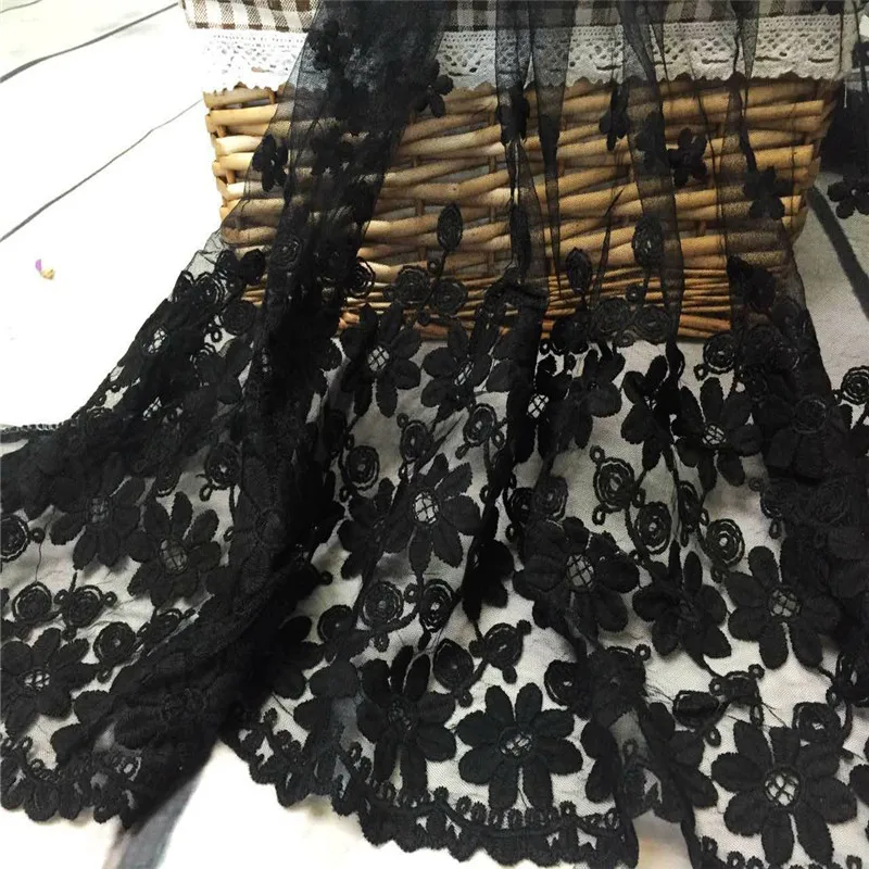 

Free shipping hot selling 3 colors width 125cm milk silk cotton lace embroidery lace fabrics with lace fabric