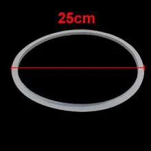 Uxcell Лидер продаж Высокое качество силиконовый гель уплотнительное кольцо 25 см OD x 22 см ID для скороварки белая запасная часть 1 шт