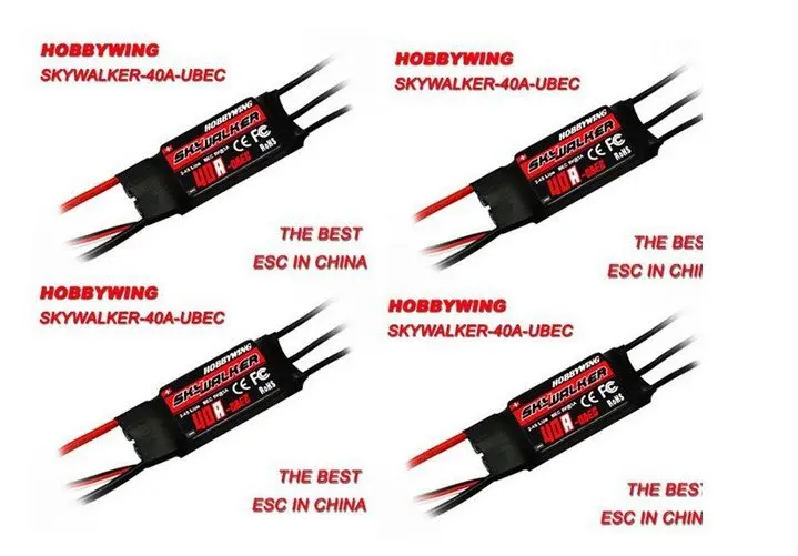

4X 40A Hobbywing SKYWALKE Brushless speed controller ESC Multi-Copter aircraft