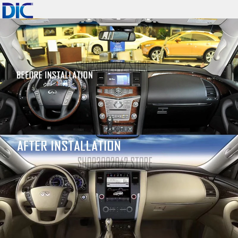 DLC Android вертикальный экран навигация gps Автомобильный плеер мультимедийная система рулевое колесо mp3 навигация для Infiniti QX80