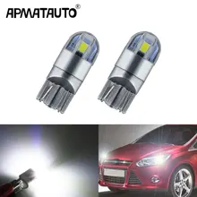 2x T10 W5W светодиодный светильник на танкетке, габаритные лампы для Focus 2 1 Fiesta Mondeo 4 3 Transit Fusion Kuga Ranger Mustang KA S-max