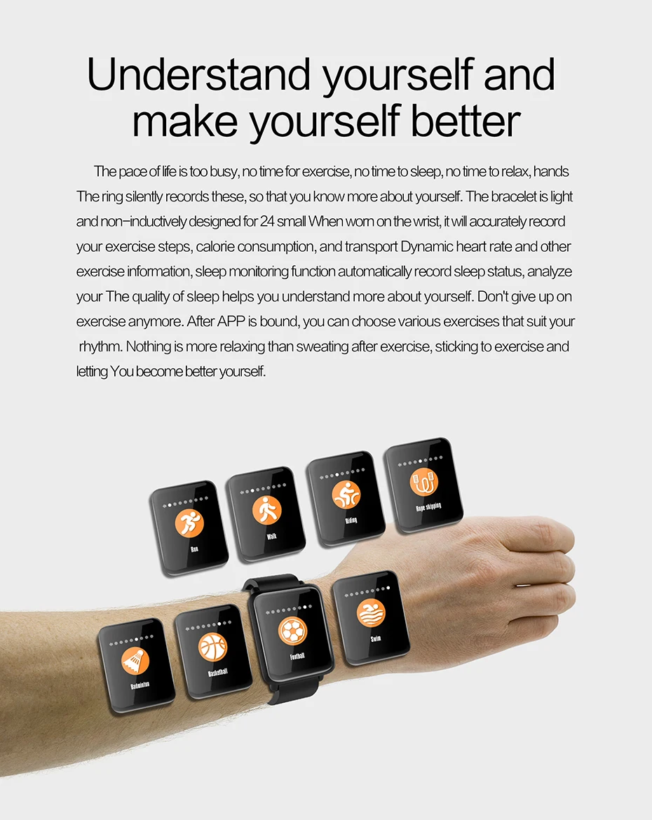 COLMI Smart Watch M28 IP68 Waterproof Bluetooth Heart Rate Blood Pressure Smartwatch for Xiao mi Android IOS Phone 7