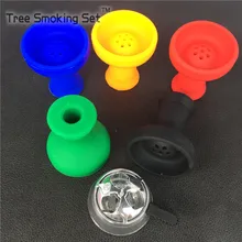 1 шт. силиконовая кальянная чаша и 1 шт. алюминиевый сплав уголь держатель Chicha с силиконовым шлангом соединительные типы аксессуары для курения