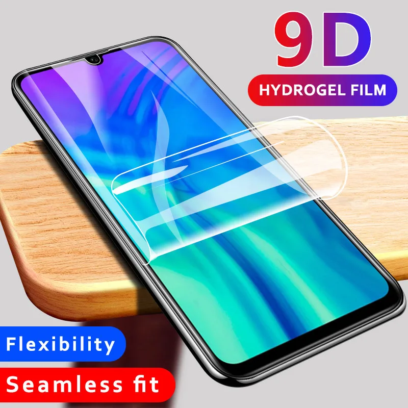 Мягкая защита экрана с полным покрытием для Huawei Y6 Y7 Pro Y9 P Smart 2019 Y5 Prime 2018