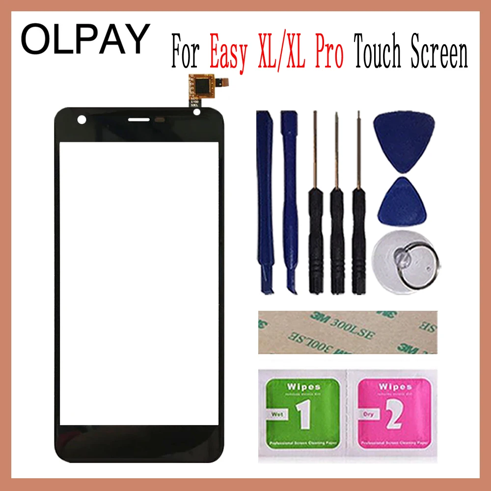 OLPAY 5,5 ''сенсорный экран для высокого экрана Easy XL pro сенсорный экран дигитайзер Панель переднее стекло объектив сенсор инструменты клей+ салфетки