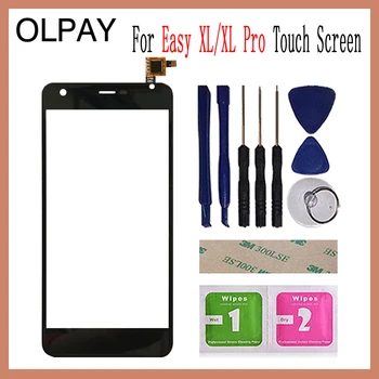 

OLPAY 5.5'' Touch Screen For Highscreen Easy XL XL pro Touch Screen Digitizer Panel Front Glass Lens Sensor Tools Adhesive+Wipes