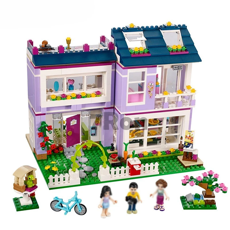 BELA 10541 Friends Series Emma's House Compatible with Lego Blocks Classic For Girl Kids Model Building Toys hobbies Marvel BELA 10541 Friends Series Emma's House Compatible with Lego Blocks Classic For Girl Kids Model Building Toys hobbies Marvel