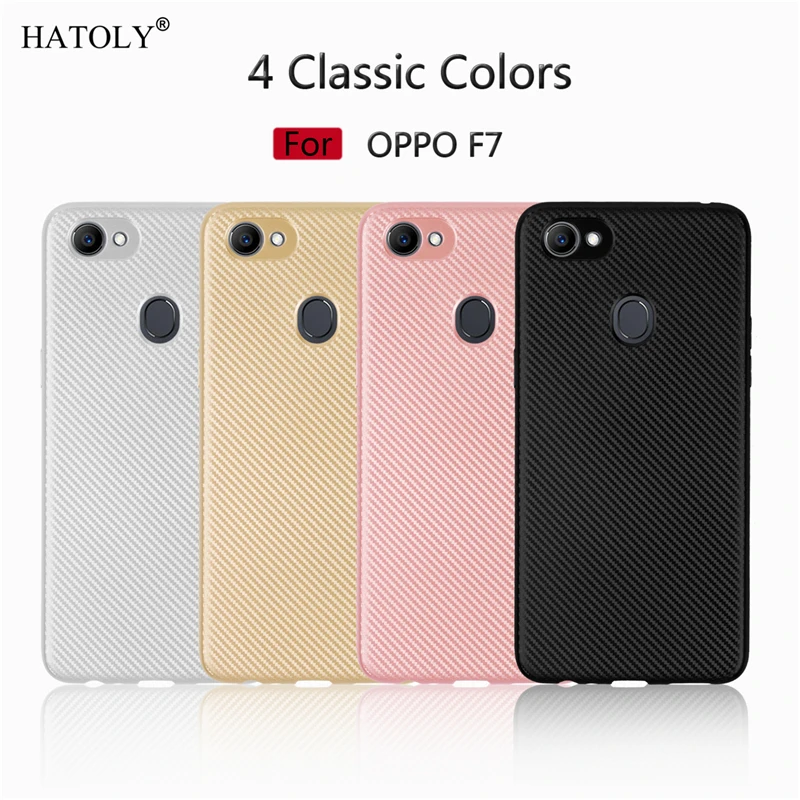 

HATOLY Cover Oppo F7 Case Oppo F7 Soft Rubber Silicone Armor Protective Phone Shell Bumper Phone Case for Oppo F7 OppoF7