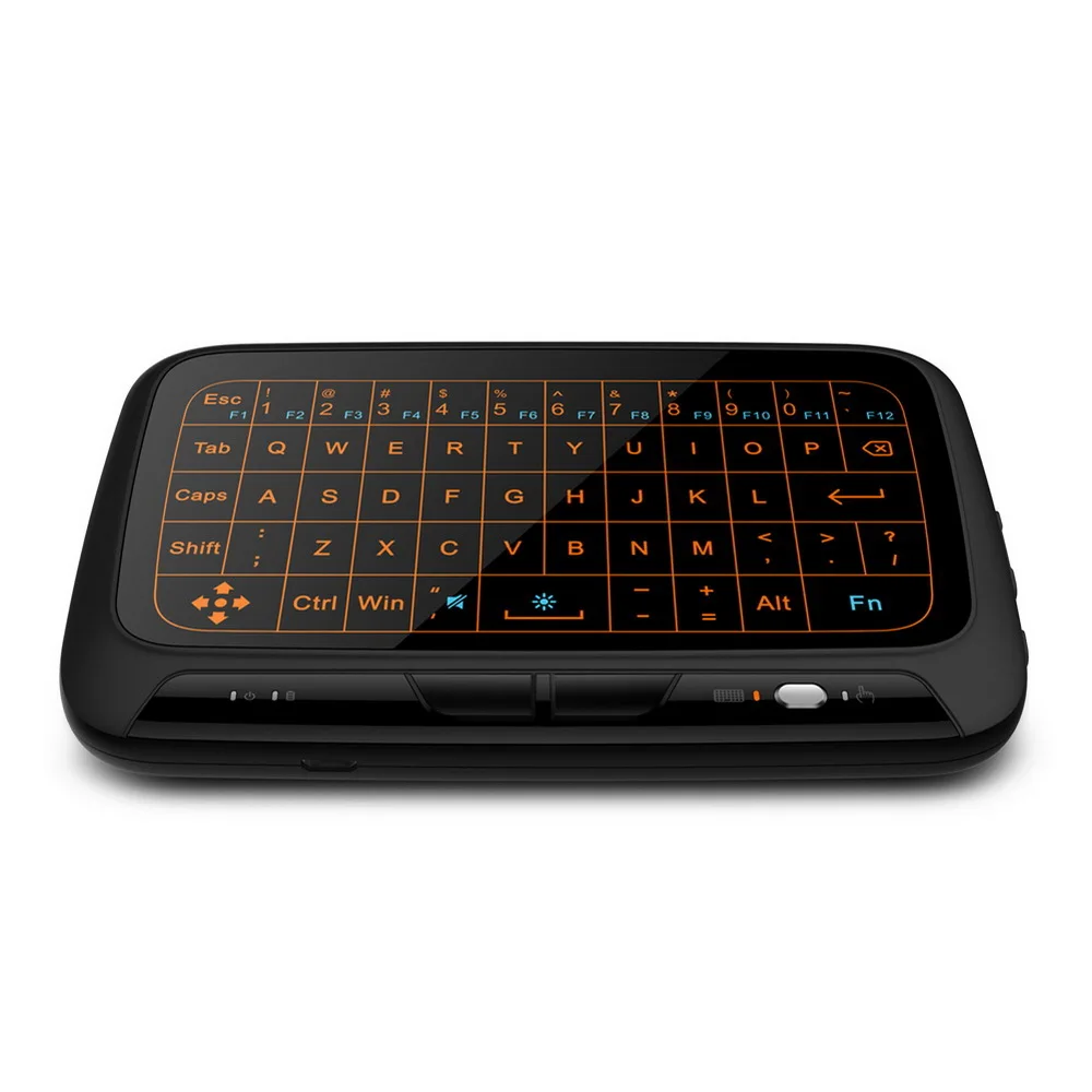 Беспроводная мини клавиатура H18 + Air Mouse с сенсорным экраном 2 4 ГГц QWERTY сенсорной