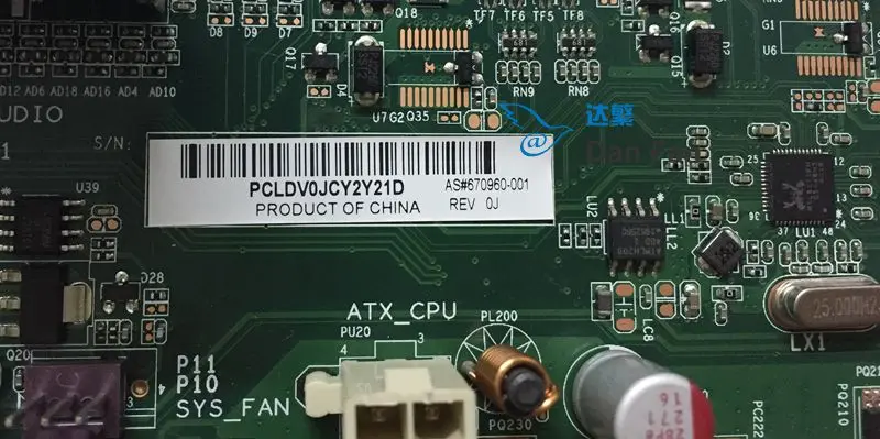 670960-001 For HP Pavilion P6 P7 P6-2131JP Motherboard H-JOSHUA