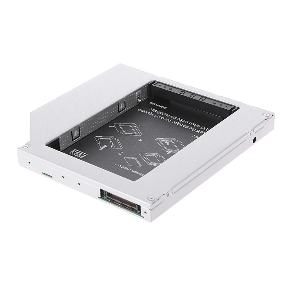 12,7 мм 2nd HDD Caddy IDE To SATA 2," SSD чехол для ноутбука DVD/CD-ROM Оптический отсек