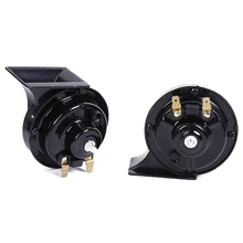 1 пара Универсальный DC 12V 130dB водонепроницаемый мотоцикл грузовик автомобиль вентилятор Улитка рог сирена аксессуары F-Best