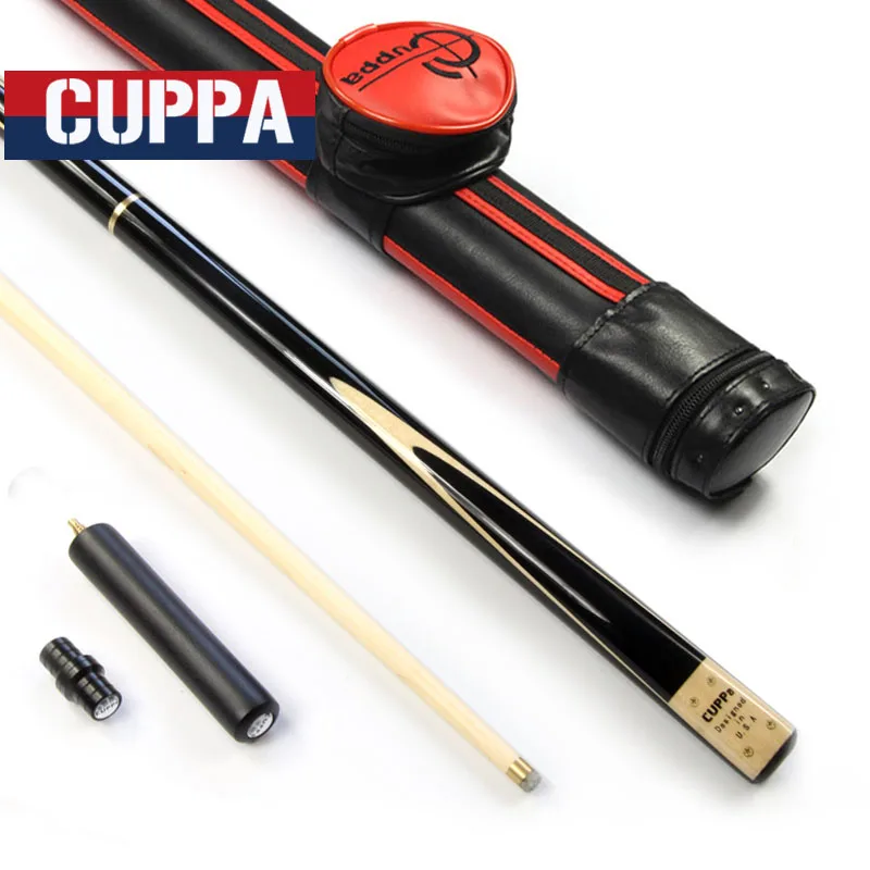 Новинка Cuppa 3/4 Snooker Stick Cue Чехол Набор 9 8 мм наконечник кленовый/Пепельный древесный