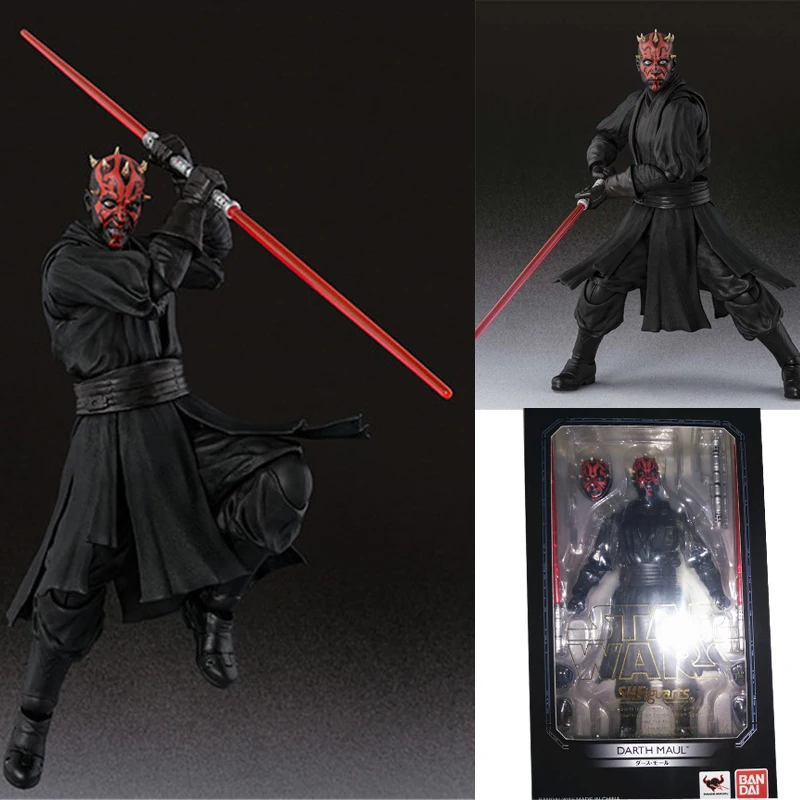 

SHFiguarts Star Wars Darth Maul Jango Fetts Clone Trooper Phase I II PVC Action Figure Toy Collection Model Figurals Gift